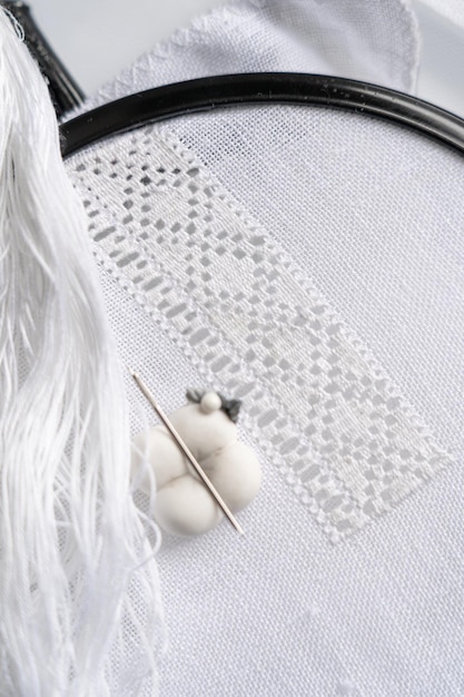 Wzory haftów na materiale